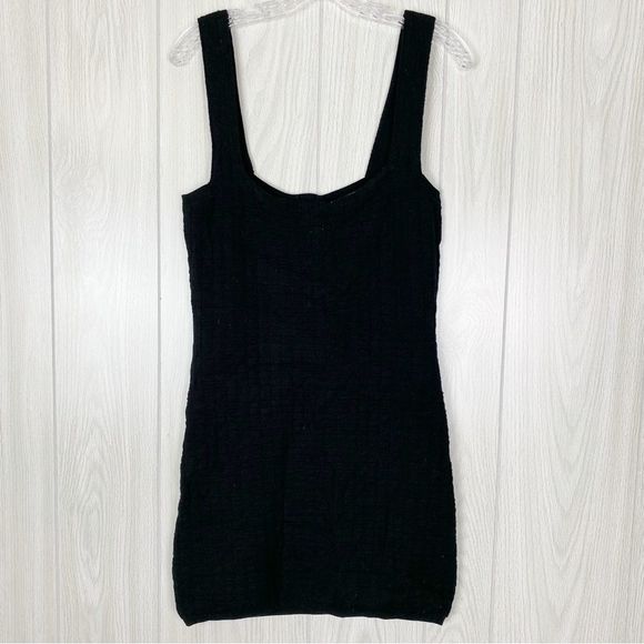 Free People Beach | Black Short & Sweet Mini Dress Size Medium - Picture 2 of 12